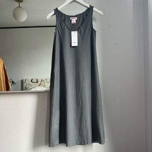 NWT HANNOH Cotton Voile Gray Dress 36 Small